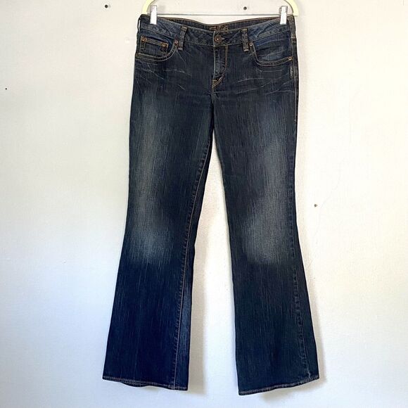 Silver Jeans Denim - Silver Jeans Women's Straight Leg Jeans - Dark Blue